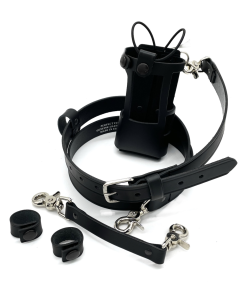 Firefighter Radio Holder w/ Beltslide & D-Rings Bundle